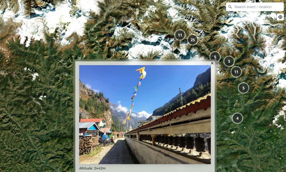 Annapurna Trek Map