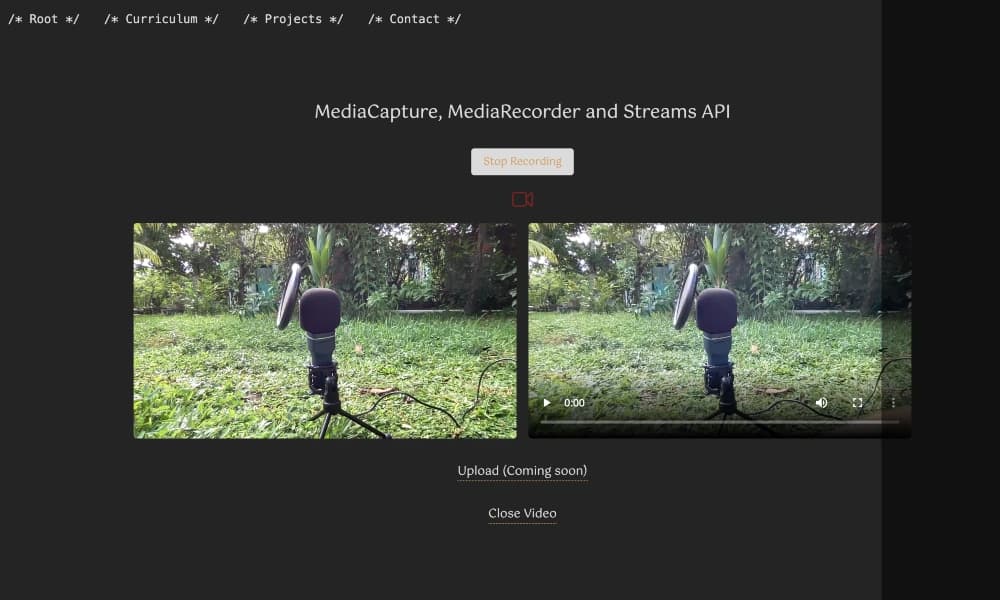 Video Recording